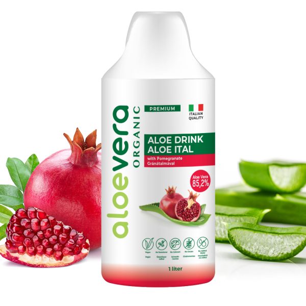 Aloe Vera Organic Premium Aloe drink with pomegranate 1000ml