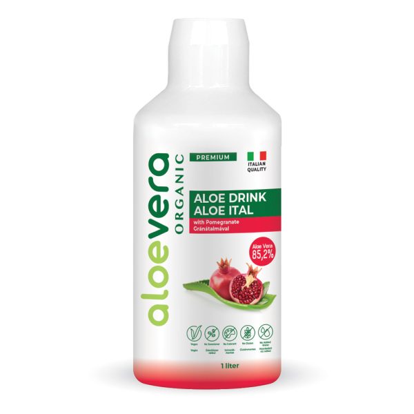 Aloe Vera Organic Premium Aloe drink with pomegranate 1000ml